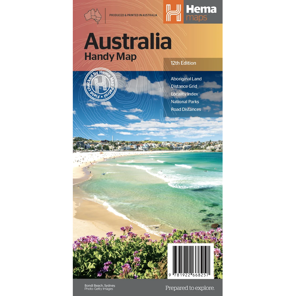 Australien Handy map Hema